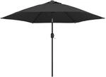 vidaXL Sonnenschirm mit Metall-Mast 300 cm Anthrazit 44499