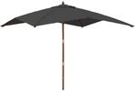 vidaXL Sonnenschirm mit Holzmast Anthrazit 300x300x273 cm 363193