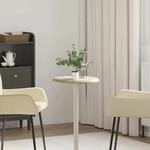 vidaXL Tischplatte Creme &Oslash;40x2,5 cm Marmor 149189