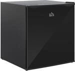 HOMCOM Mini Gefrierschrank Stahl Kunststoff Schwarz 47L x 44,2B x 48,8H cm