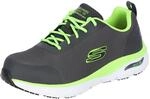 Skechers Sicherheitsschuhe Ringstap Arch Fit SR Herren S3 Gr. 39,5 Grau-Limette