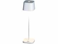 Konstsmide LED-Tischleuchte Capri Mini Weiß 20 cm x 7 cm x 7 cm