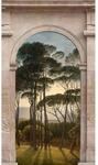 Bricoflor Arkaden Fototapete mit Landschaft 3D Tapete Im antik Stil Ideal f&uuml;r