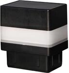 Floraworld LED-Solar-Pfostenkappe 2er Set Anthrazit 6 cm x 4 cm