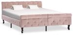 vidaXL Bettgestell Rosa Samt 140x200 cm 288567