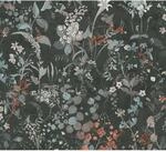 A.S. Cr&eacute;ation Vliestapete Blumen Schwarz Orange