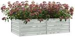vidaXL Garten-Hochbeet 160x80x45 cm Stahl Silber 1085250