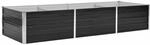 vidaXL Garten-Hochbeet Anthrazit 240 x 80 x 45 cm Stahl 660634