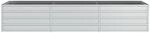 vidaXL Garten-Hochbeet 240x80x45 cm Stahl Silber 1085254