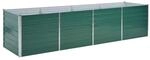 vidaXL Garten-Hochbeet Verzinkter Stahl 320x80x77 cm Gr&uuml;n 44845