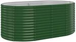 vidaXL Hochbeet Verzinkter Stahl 175x100x68 cm Gr&uuml;n 319058