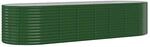 vidaXL Hochbeet Verzinkter Stahl 322x100x68 cm Gr&uuml;n 319068