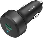 Hama Auto-Schnellladeger&auml;t USB-C Power Delivery/Qualcomm 20 W Schwarz