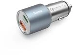 Hama Auto-Schnellladeger&auml;t 1x USB-C 1x USB-A PD 38 W Metall
