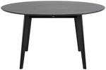 ebuy24 Roxby Esstisch &Oslash;140 cm Schwarz