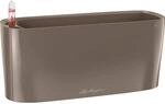 Lechuza&reg; Pflanzgef&auml;&szlig; Delta 10 Taupe hochglanz 30 cm x 11 cm