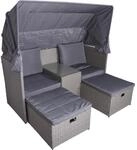 Garden Pleasure Relax-Lounge Saint-Tropez 75 cm x 170 cm x 170 cm Anthrazit