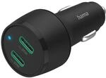 Hama Auto-Schnellladeger&auml;t 2 x USB-C PD 45 W Schwarz