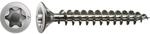 Spax Edelstahlschraube A2 T-Star Plus T10 S-Spitze Senkkopf 3 x 20 mm 25 St&uuml;ck