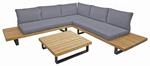 Garden Pleasure Lounge-Gruppe Acapulco 4-teilig Anthrazit FSC&reg;
