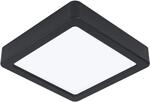 Eglo LED Aufbauleuchte Fueva 5 Wei&szlig;-Schwarz eckig 11 W