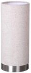 Lindby Tischlampe Ronja 9620842 Dimmbar Modern in Creme aus Textil 1-flammig E14