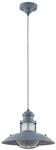 Lindby Pendelleuchte Louisanne 9621439 Vintage Industriell in Alu aus Metall