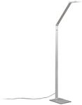 Lucande LED Stehlampe Resi 9621664 Dimmbar Modern in Alu aus Aluminium 1-flammig