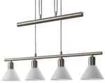 Lindby Pendelleuchte Delira 9624696 Modern in Alu aus Metall 4-flammig E14