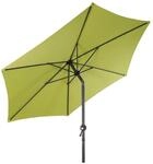 Lex XXL Alu Sonnenschirm &Oslash; 3m Kurbelschirm Garten Balkon Terrasse