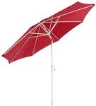 MCW Sonnenschirm Asti &Oslash; 3m Neigbar Rot