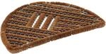 Astra Fu&szlig;matte Coco Brush halbrund 40 cm x 60 cm