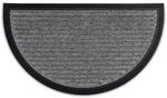 Astra T&uuml;rmatte Border Star 40 cm x 70 cm halbrund Silber