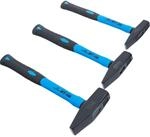 BGS Schlosserhammer Satz Fiberglasstiel DIN 1041 300 500 800 G 3Tlg 3845