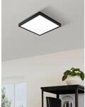 Eglo LED Aufbauleuchte Fueva 5 Wei&szlig;-Schwarz eckig 17 W