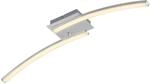 Briloner LED-Deckenleuchte Go 6 W Warmwei&szlig;e Lichtfarbe Silber