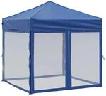 vidaXL Partyzelt Faltbar mit Seitenw&auml;nden Blau 2x2 m