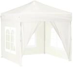 vidaXL Partyzelt Faltbar mit Seitenw&auml;nden Creme 2x2 m Modell 1