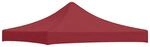 vidaXL Partyzelt-Dach 3x3 m Burgunderrot 270 g/m&sup2; 315322