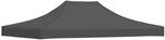 vidaXL Partyzelt-Dach 4x3 m Anthrazit 270 g/m&sup2; 315351