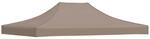 vidaXL Partyzelt-Dach 4x3 m Taupe 270 g/m&sup2; 315356