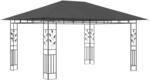 vidaXL Pavillon mit Moskitonetz 4x3x2,73 m Anthrazit 180 g/m2