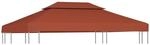 vidaXL Pavillon-Dachplane mit Kaminabzug 310 g/m&sup2; 4x3 m Terrakotta 46618