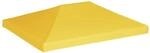 vidaXL Pavillondach 270 g/m&sup2; 4x3 m Gelb 312082