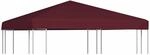 vidaXL Pavillondach 310 g/m&sup2; 3x3 m Weinrot 46620