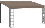 vidaXL Wand-Pavillon 4x3 m Taupe Stoff 312261