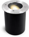 SSC-LUXon Juavi Bodeneinbaustrahler Au&szlig;en Silber IP67 Schwenkbar mit GU10 LED 6W
