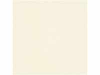Bricoflor Creme Weiße Tapete Einfarbig Schlichte Wohnzimmer und Flur Vliestapete im