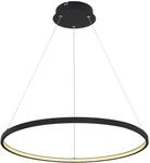 Globo LED-H&auml;ngeleuchte Ralph Schwarz &Oslash; 60 cm