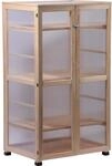 Dobar Gro&szlig;er Anzuchtschrank Dome Indoor Gew&auml;chshaus Natur FSC&reg;